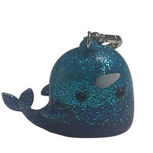 Bath Body Works Blue Purple Glitter Narwhal Holder PocketBac RARE